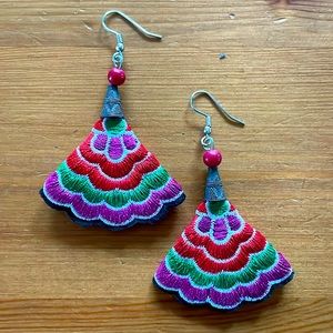 Large Boho Summer Statement Earrings